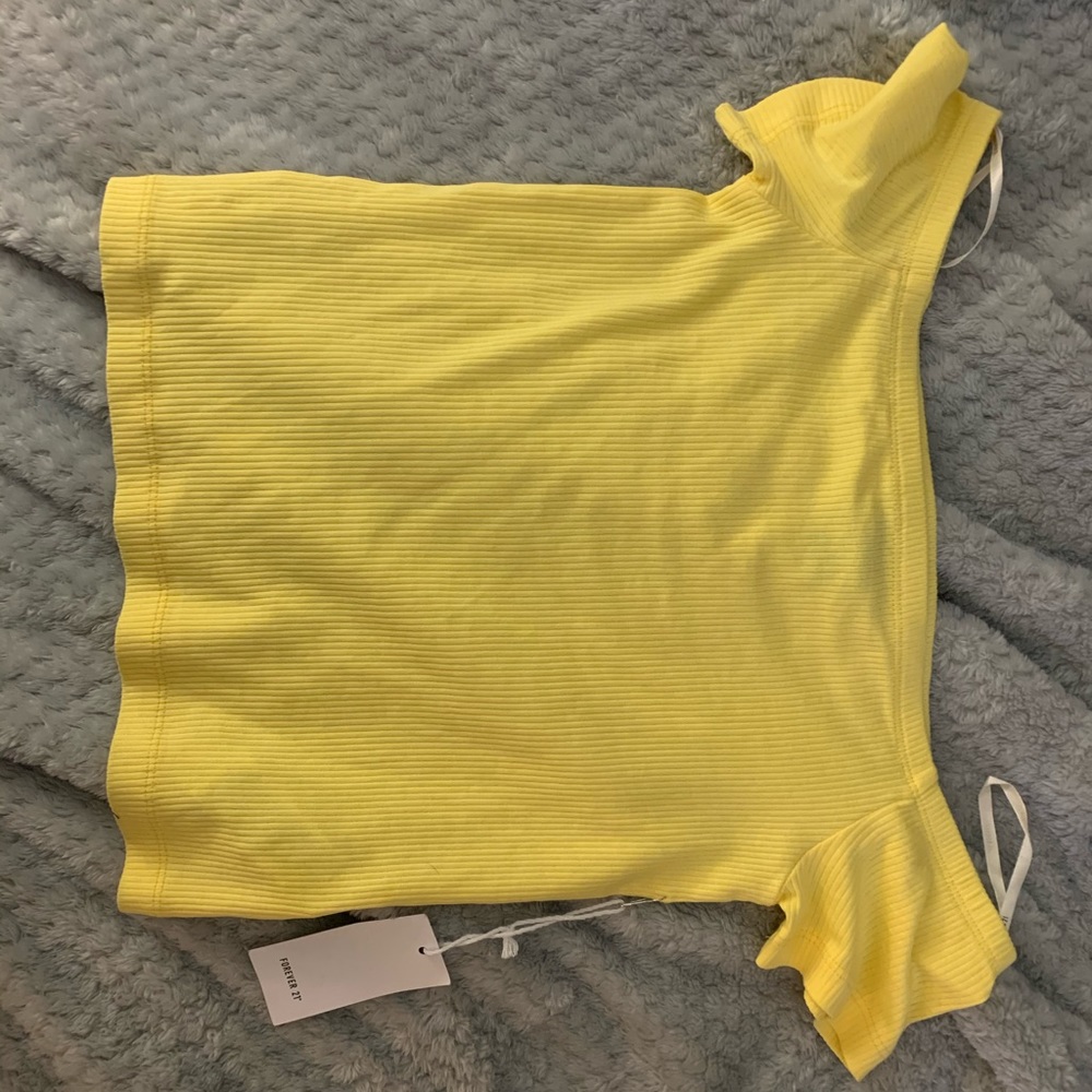 off the shoulder Crop top
